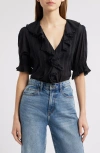 Doen Henri Top In Black