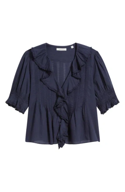 Doen Dôen Henri Organic Cotton Voile Top In Multi