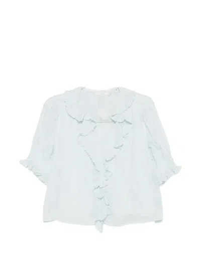 Doen Henri Ruffled Blouse In Multi