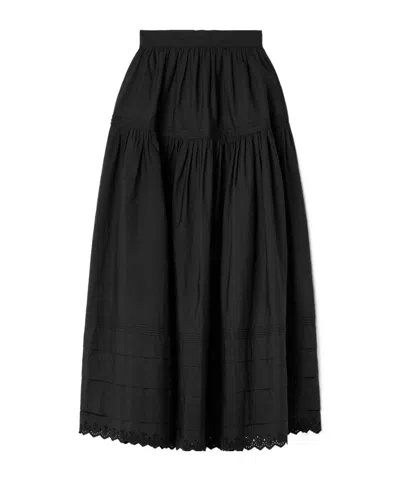 Doen High Waist Skirt In Black