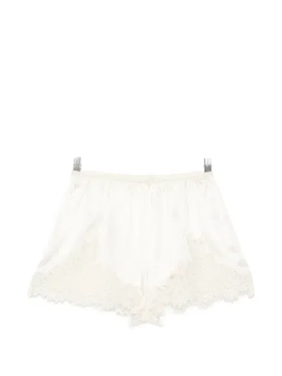 Doen Iona Lace-trim Shorts In Neutral