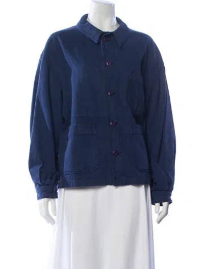Pre-owned Doen Jacket In Blue