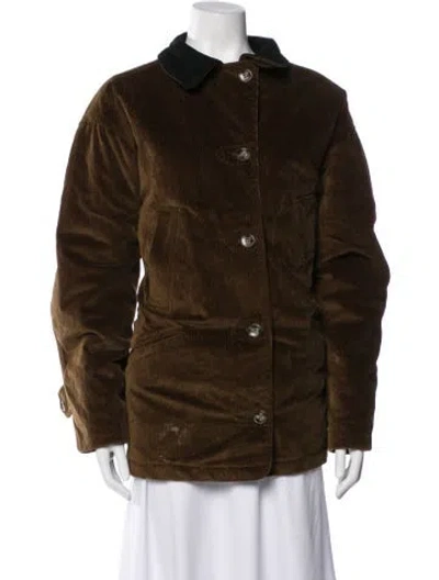 Pre-owned Doen Jacket In Brown