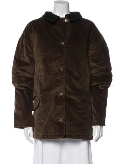 Pre-owned Doen Jacket In Brown