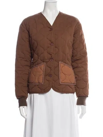 Pre-owned Doen Jacket In Brown