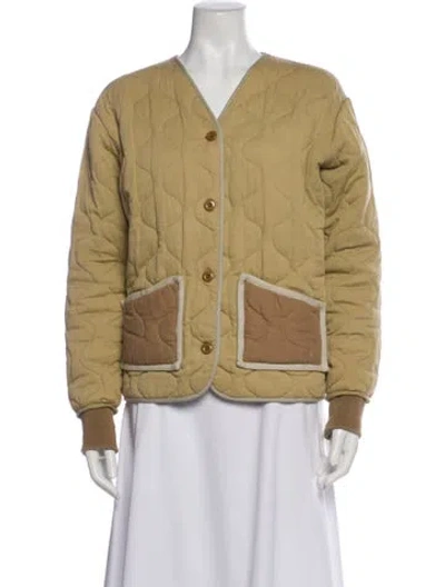 Pre-owned Doen Jacket In Neutral
