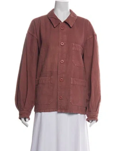 Pre-owned Doen Jacket In Red