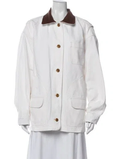 Pre-owned Doen Jacket In White