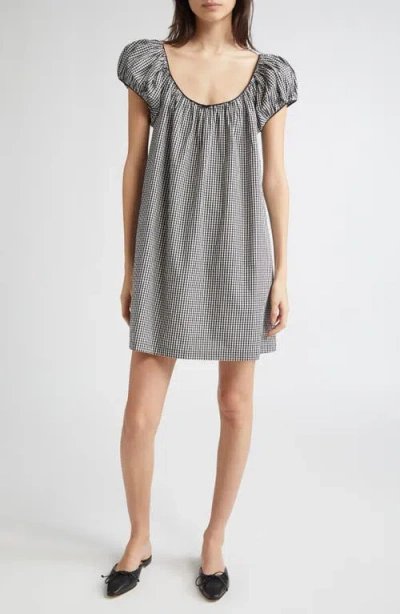 Doen Dôen Julia Gingham Cotton Shirt Dress