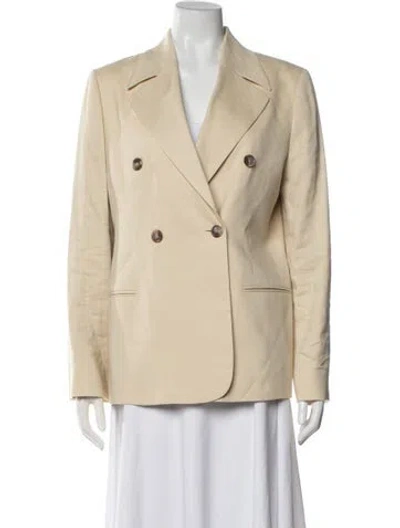 Pre-owned Doen Linen Blazer In Neutrals