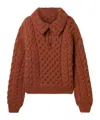 Doen Long-sleeved Knitwear In Brown