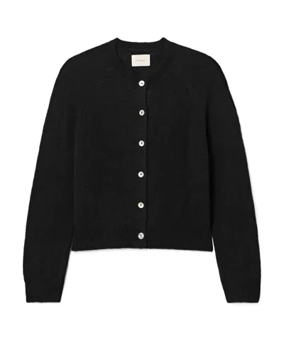 Doen Petra Knitted Cardigan In Black