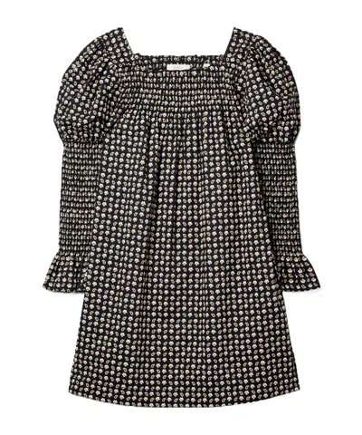 Doen Long-sleeved Mini Dress In Black