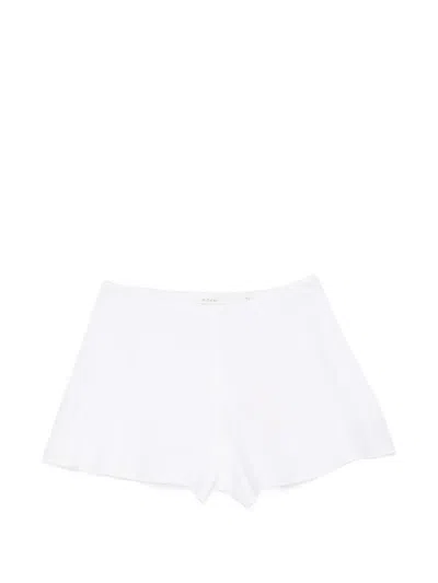 Doen Loren Linen Shorts In White