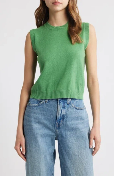 Doen Dôen Louden Cashmere Sweater In Light Kelly Green