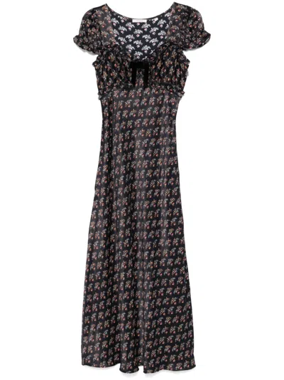 Doen Marybell Maxi Dress In Schwarz