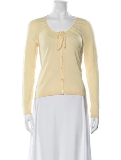 Pre-owned Doen Merino Wool Open Front Sweater W/ Tags In Neutrals