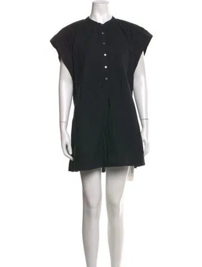 Pre-owned Doen Mini Dress In Black