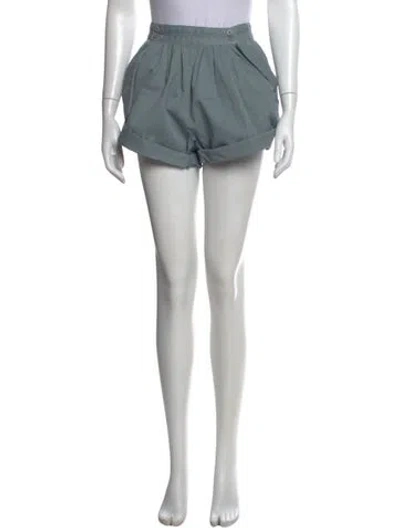 Pre-owned Doen Mini Shorts In Blue