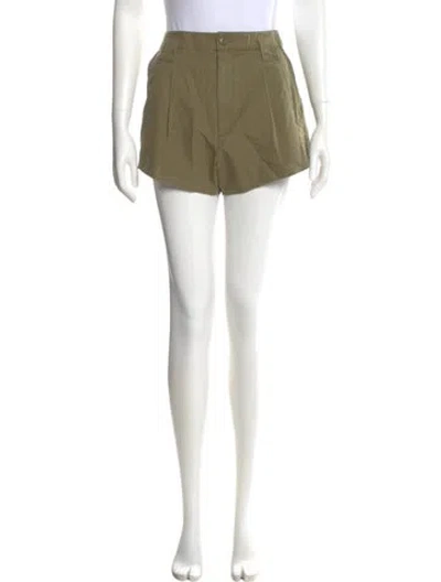 Pre-owned Doen Mini Shorts In Green