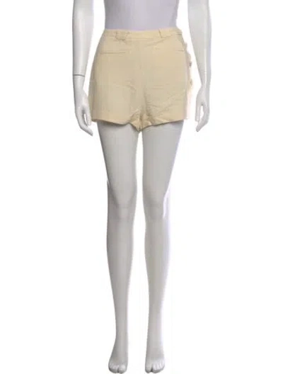 Pre-owned Doen Mini Shorts In Neutral