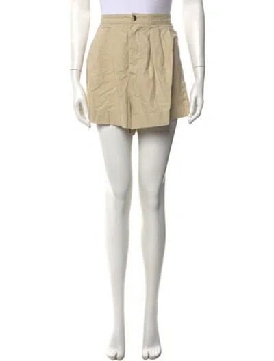 Pre-owned Doen Mini Shorts In Neutral
