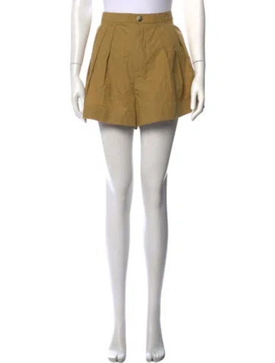 Pre-owned Doen Mini Shorts In Neutrals