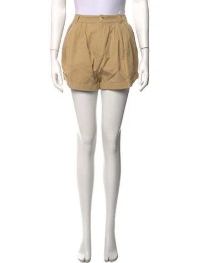 Pre-owned Doen Mini Shorts In Neutrals