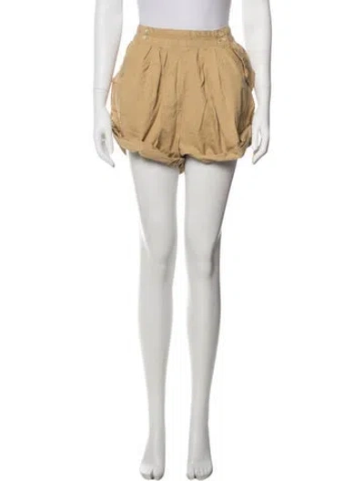 Pre-owned Doen Mini Shorts In Neutrals