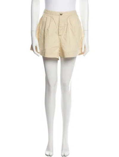 Pre-owned Doen Mini Shorts In White