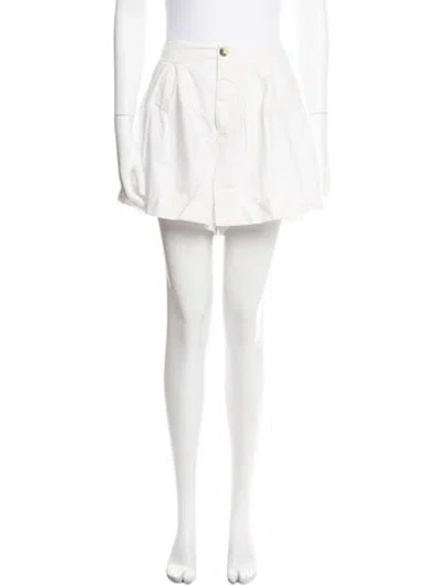 Pre-owned Doen Mini Shorts In White