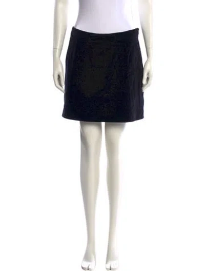 Pre-owned Doen Mini Skirt In Black