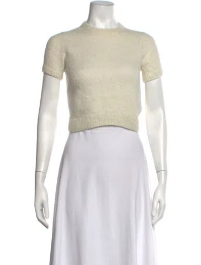 Pre-owned Doen Mock Neck Sweater In Neutrals