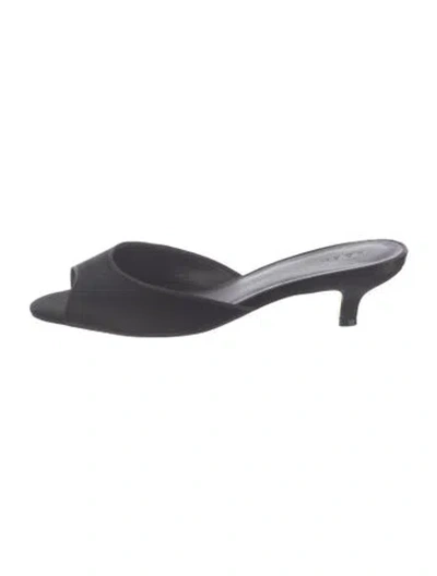 Pre-owned Doen Mules In Black