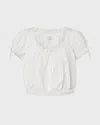 Doen Dôen Nera Embroidered Cotton Top In White