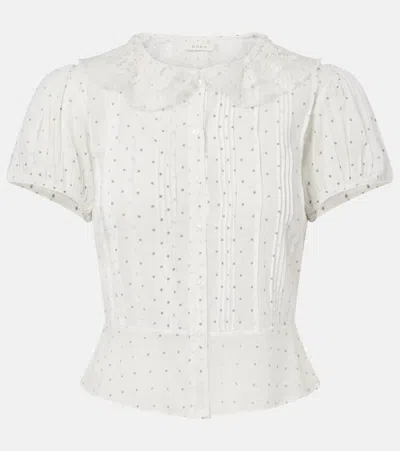 Doen Dôen Oleta Organic Cotton Top In White