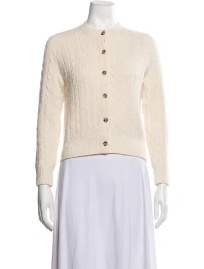 Pre-owned Doen Open Front Sweater In Neutrals