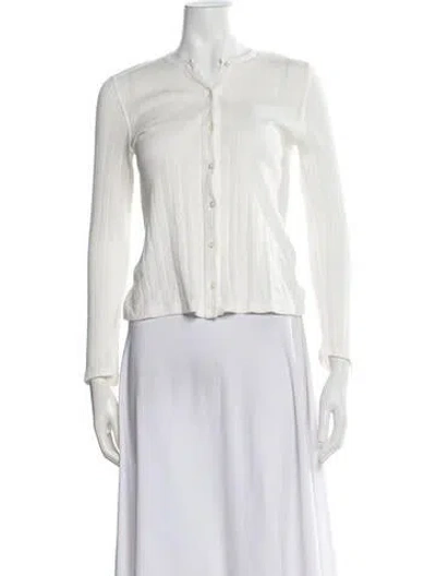 Pre-owned Doen Open Front Sweater In Neutrals