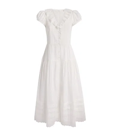 Doen Dôen Organic Cotton Eliette Maxi Dress In White