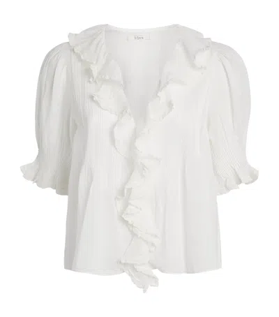 Doen Dôen Organic Cotton Henri Blouse In White