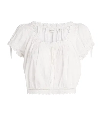 Doen Organic Cotton Nera Blouse In White