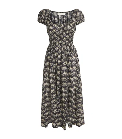 Doen Organic Cotton Quinley Midi Dress In Multi
