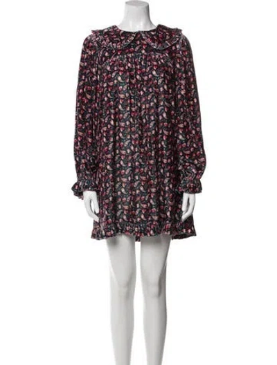 Pre-owned Doen Paisley Print Mini Dress W/ Tags In Multi