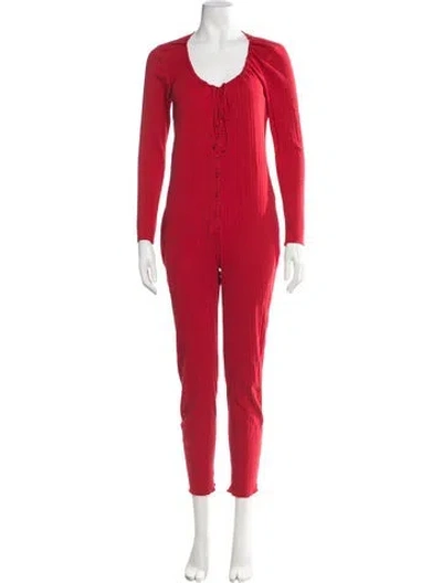 Pre-owned Doen Pajamas In Red