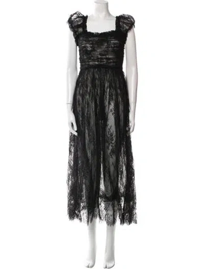 Pre-owned Doen Pamelina Long Dress W/ Tags In Black