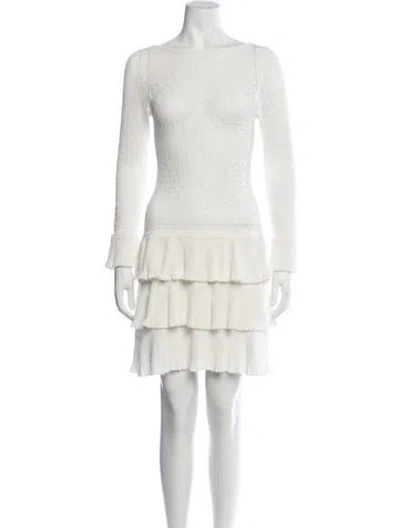 Pre-owned Doen Patterned Mini Dress W/ Tags In Neutrals