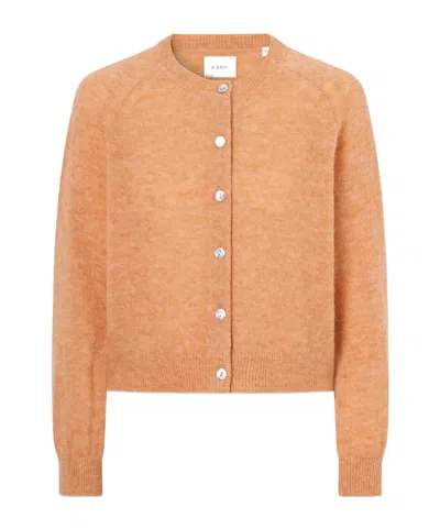 Doen Petra Alpaca Cardigan In Orange