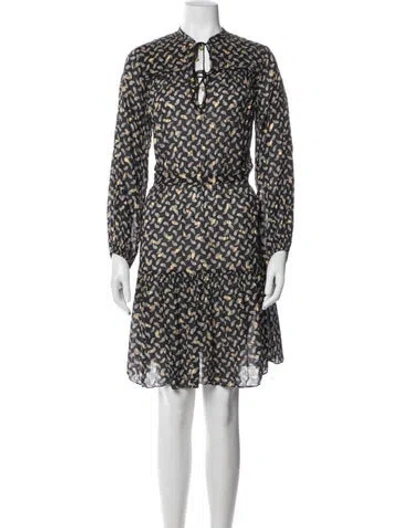 Pre-owned Doen Printed Midi Length Dress In Multi