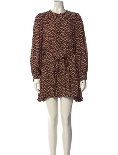 Pre-owned Doen Printed Mini Dress
