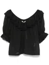 Doen Samara Blouse In Black - Black